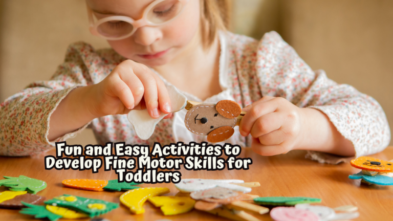Fun and Easy Activities to Develop Fine Motor Skills for Toddlers - Ste ...