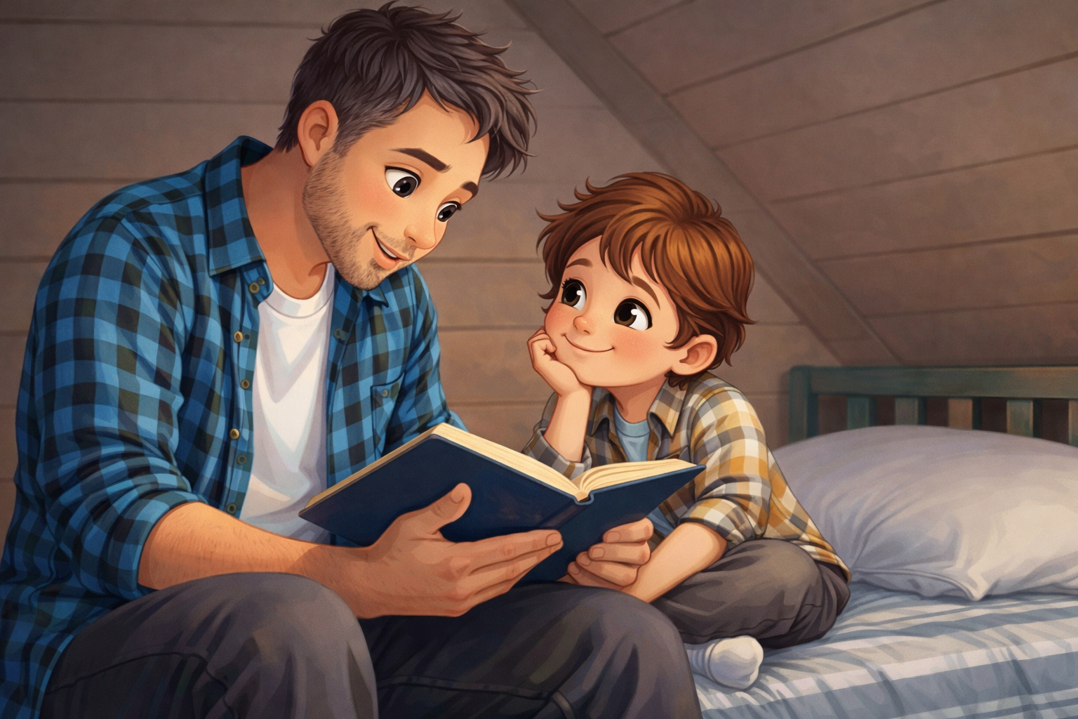 Reading together becomes a meaningful conversation that builds language, understanding, and a strong emotional bond between parent and child