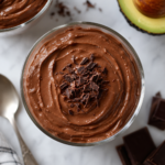 Keto chocolate avocado mousse creamy low carb dessert