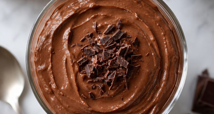 Keto chocolate avocado mousse creamy low carb dessert